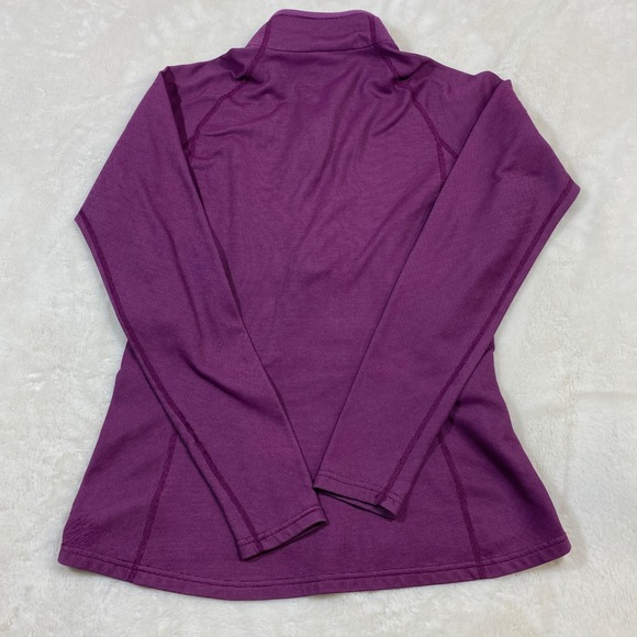 Patagonia Active 1/4 Zip Pullover High Performance Layering Top Purple Womens L - Picture 9 of 10